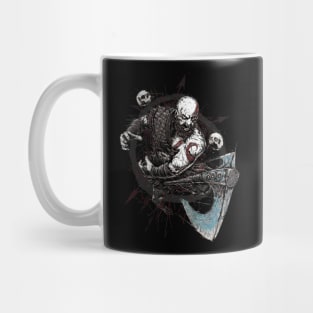 Kratos Van Gogh Oil Painting Mug